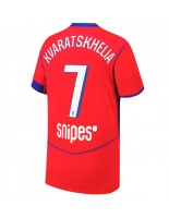 Paris Saint-Germain Khvicha Kvaratskhelia #7 Kolmaspaita 2025-26 Lyhythihainen